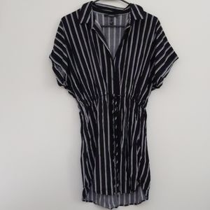 Striped Button Down Dress